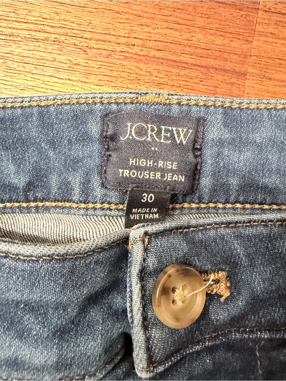 J. Crew Denim trouser jean